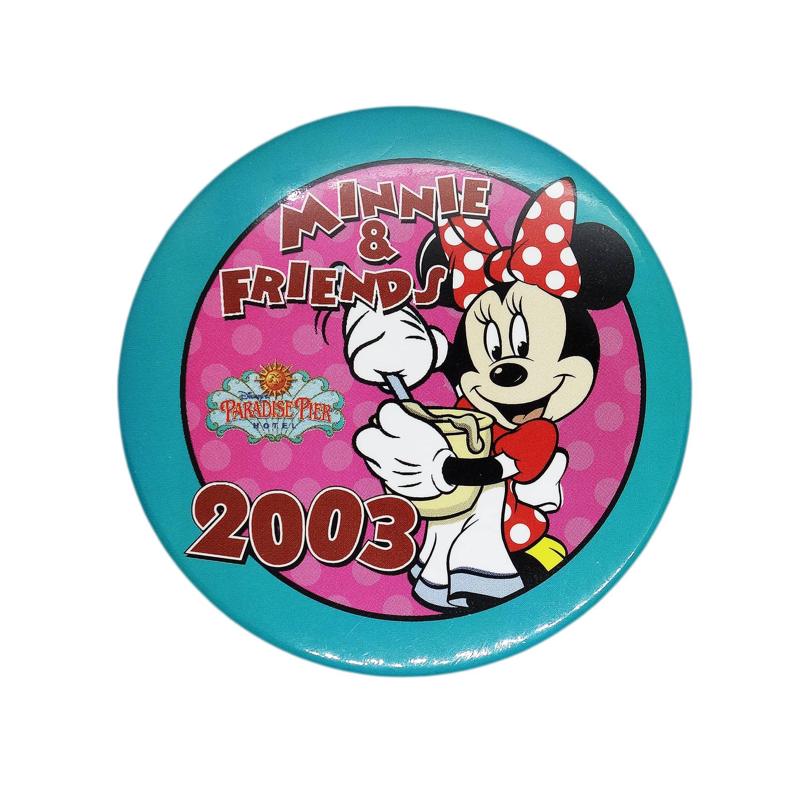 Disney ディズニー MINNIE & FRIENDS ミニー 缶バッジ バッチ