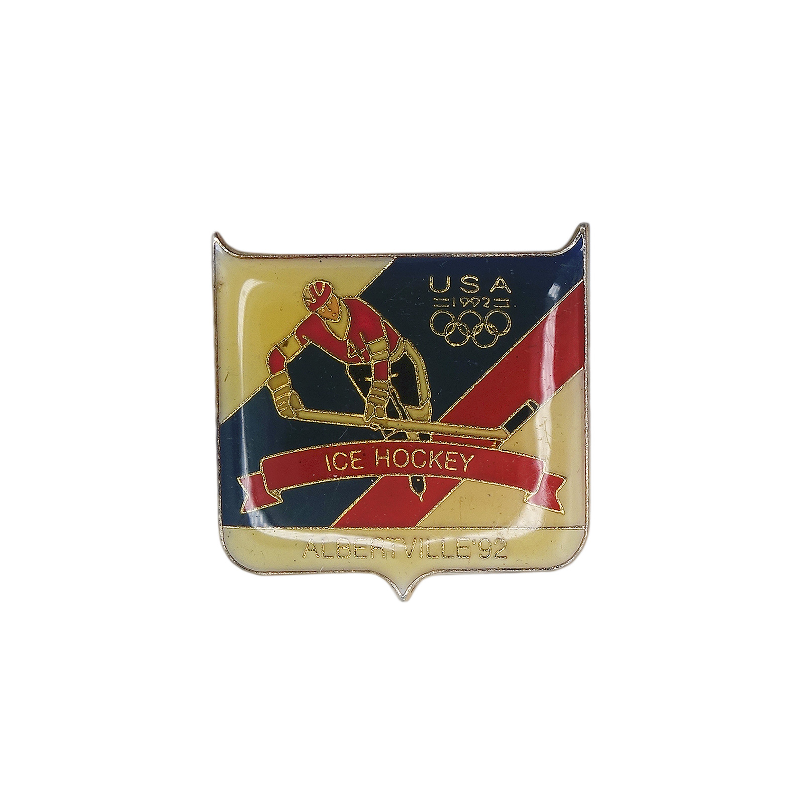 1992年 アルベールビル冬季オリンピック ピンズ 五輪 アイスホッケー USAチーム
