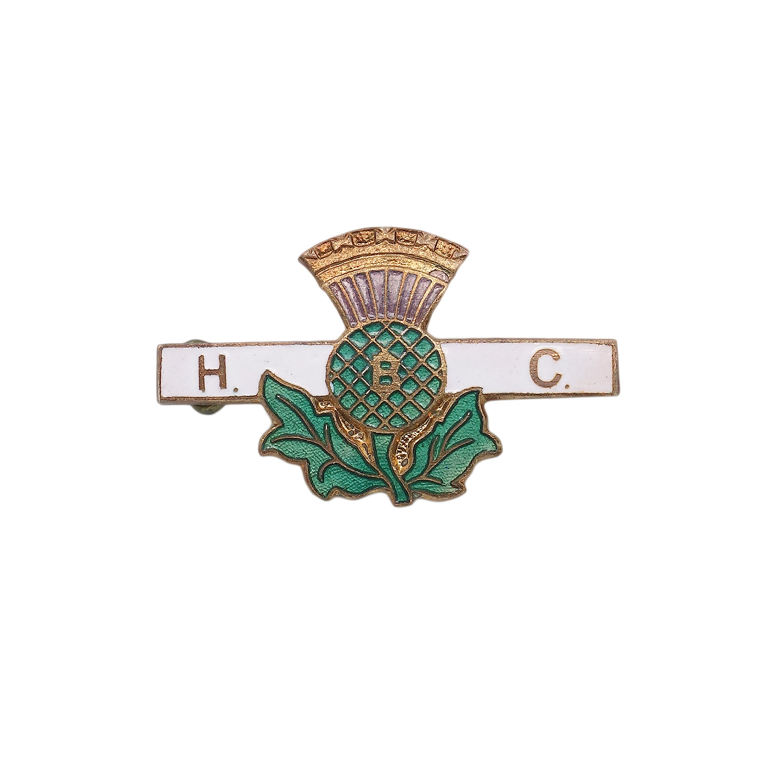 HILLPARK BOWLING CLUB ピンバッジ ブローチ 英国 ローンボウルズクラブ