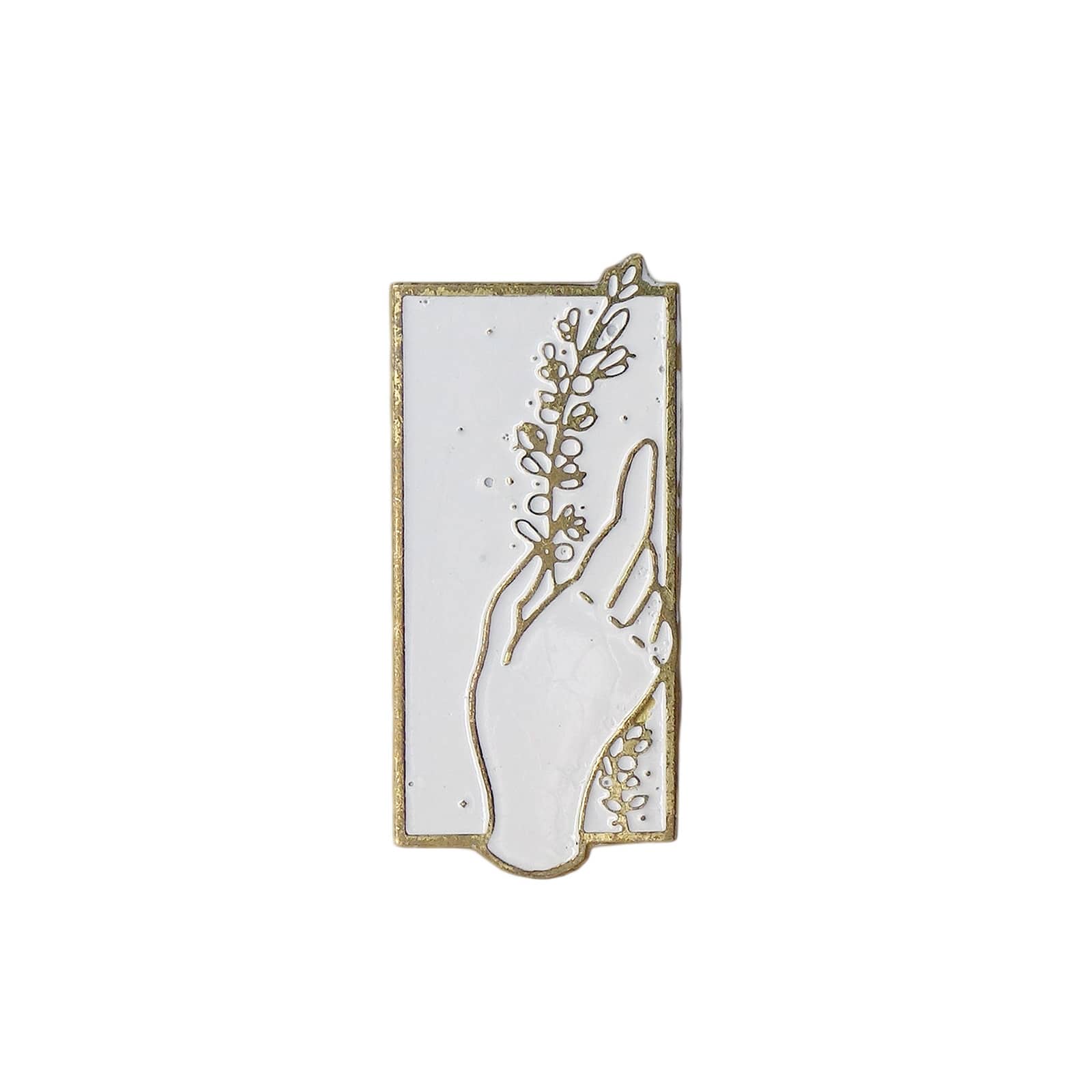 手と植物 ピンズ