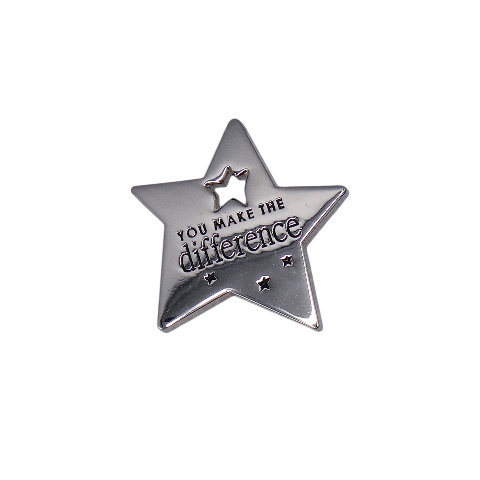 YOU MAKE THE difference 星型 ピンズ