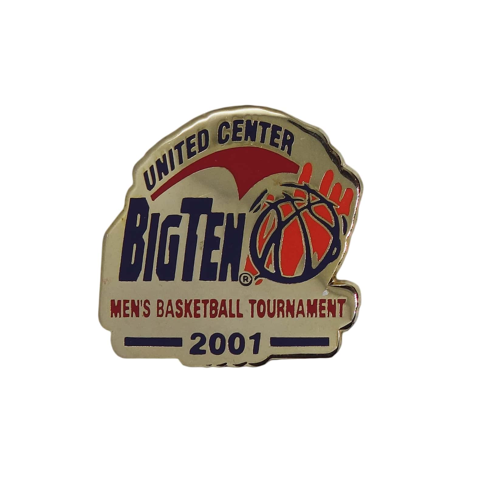 BIG TEN 男子バスケットボール トーナメント 2001 ピンズ 留め具付き