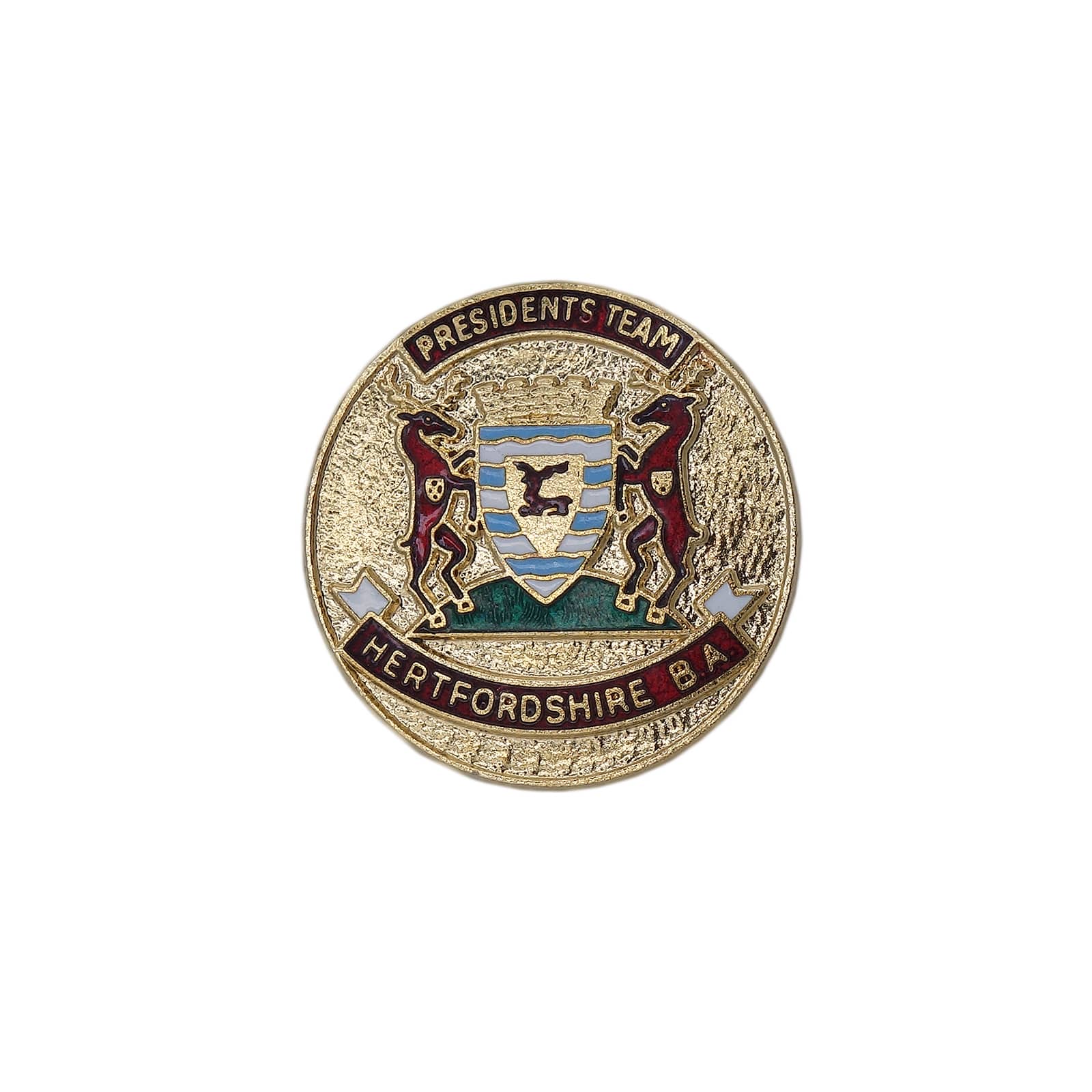 PRESIDENTS TEAM HERTFORDSHIRE BA ピンバッジ 英国ローンボウルズ協会