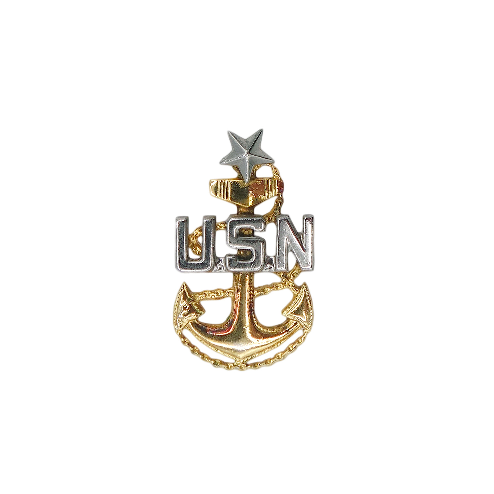 USN アメリカ海軍 Senior Chief Petty Officer 上級上等兵曹 ピンズ