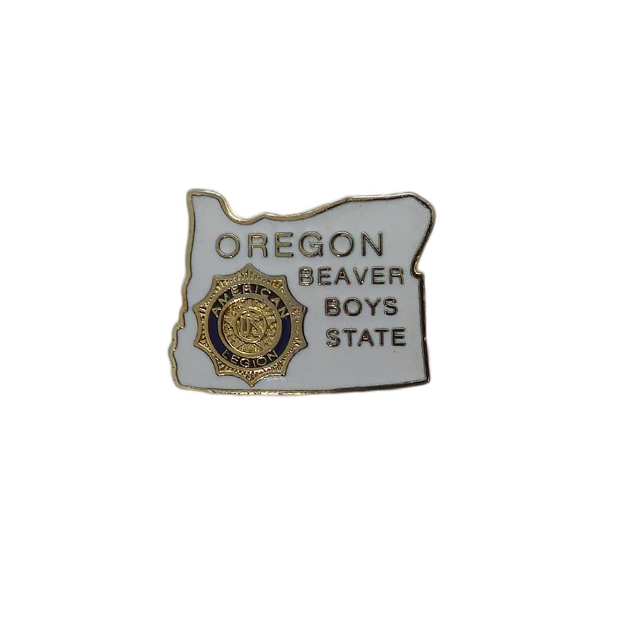 American Legion ピンズ OREGON BEAVER BOYS STATE 留め具付き