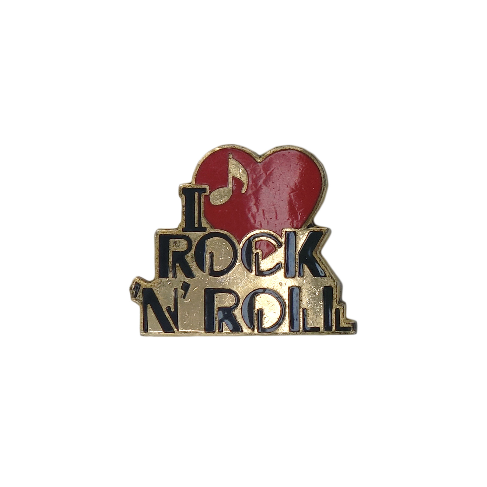I LOVE ROCK 'N' ROLL ピンバッジ ブローチ