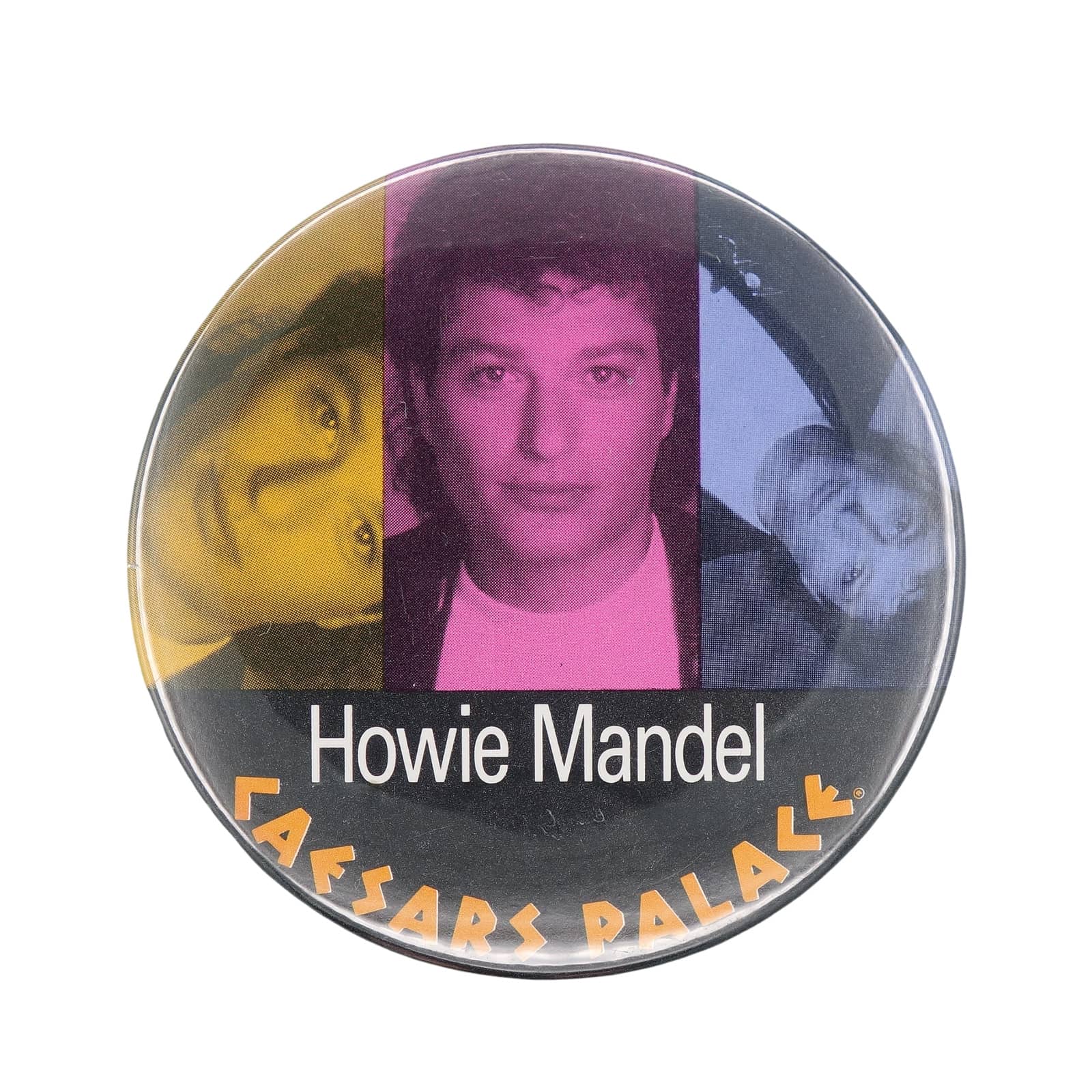 Howie Mandel ホーウィー・マンデル 缶バッジ コメディアン CAESARS PALACE