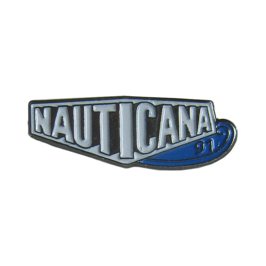 ピンズ NAUTICANA 留め具付き レトロ ピンバッジ