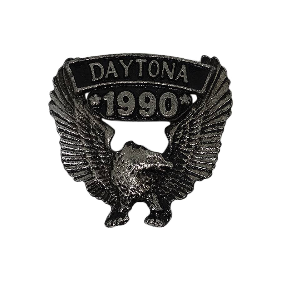 DAYTONA 1990 バイカー ピンズ デイトナ イーグル 留め具付き