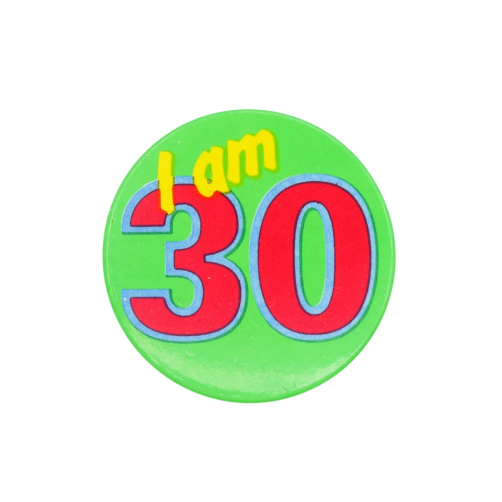 I am 30 缶バッジ バッチ 30歳 誕生日