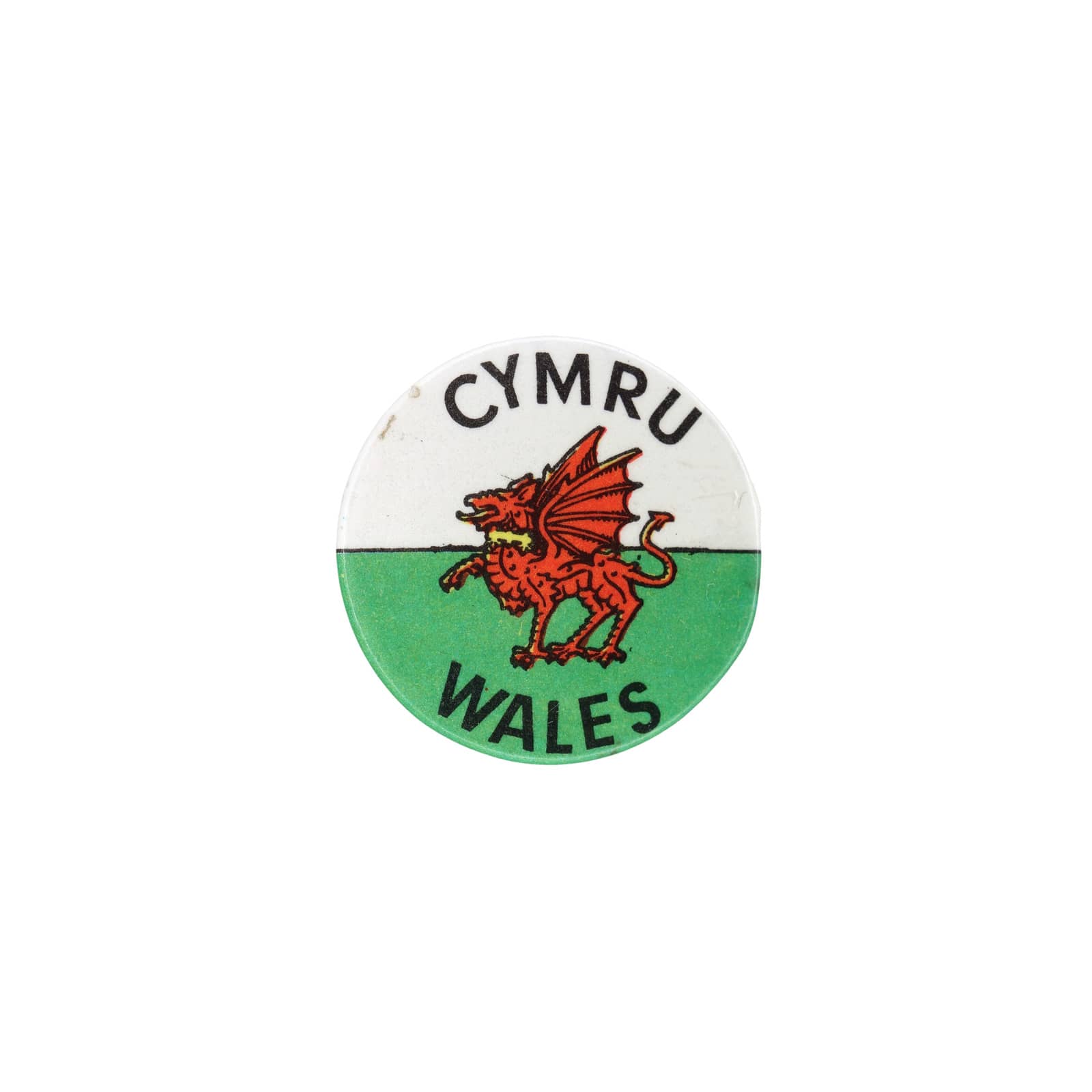 CYMRU WALES ウェールズ レッド・ドラゴン 缶バッジ バッチ