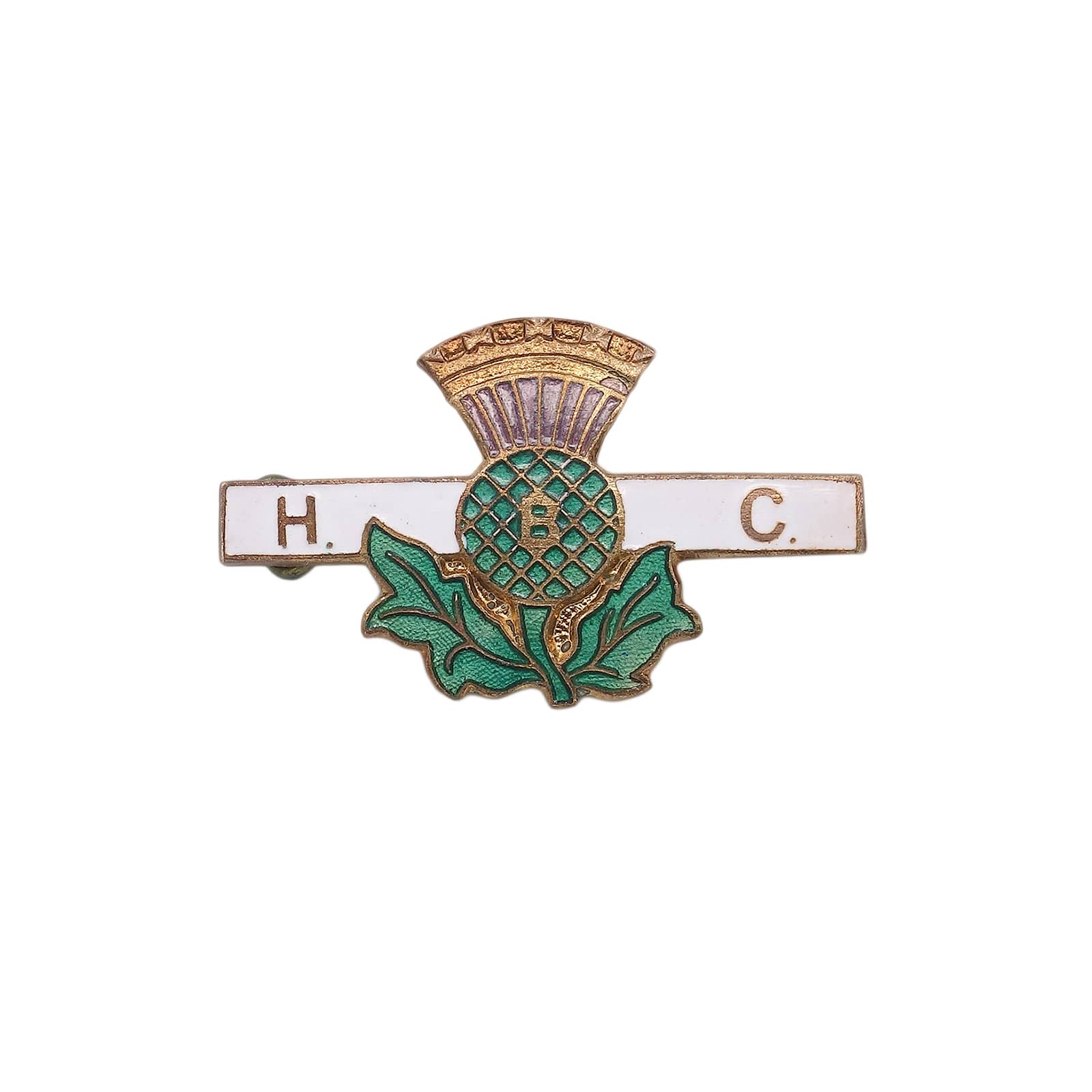 HILLPARK BOWLING CLUB ピンバッジ ブローチ 英国 ローンボウルズクラブ