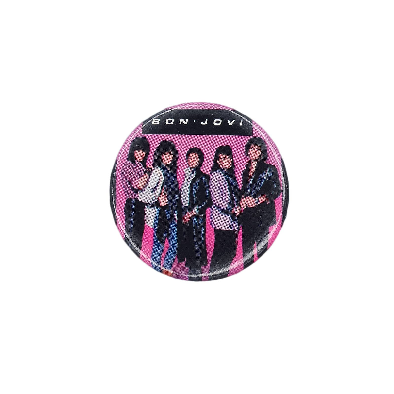 BON JOVI ボン・ジョヴィ 缶バッジ バッチ ロックバンド 1985