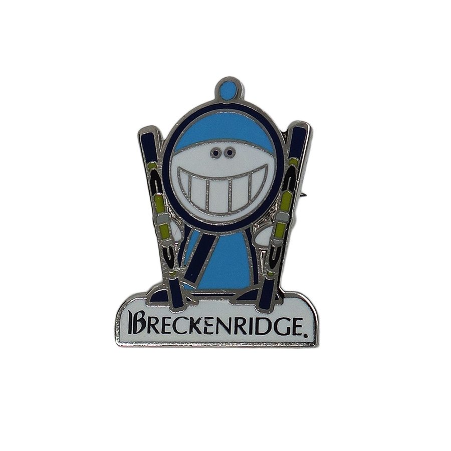 BRECKENRIDGE ピンバッチブローチ ブリッケンリッジ スキーヤー