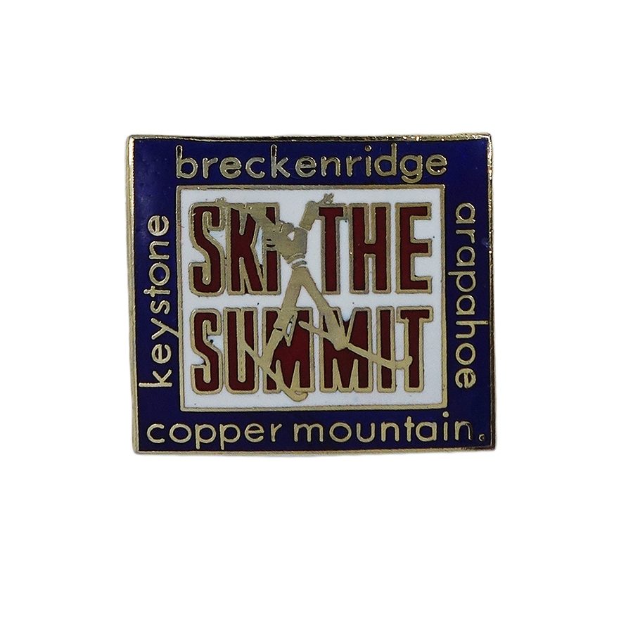 SKI THE SUMMIT ピンバッチブローチ