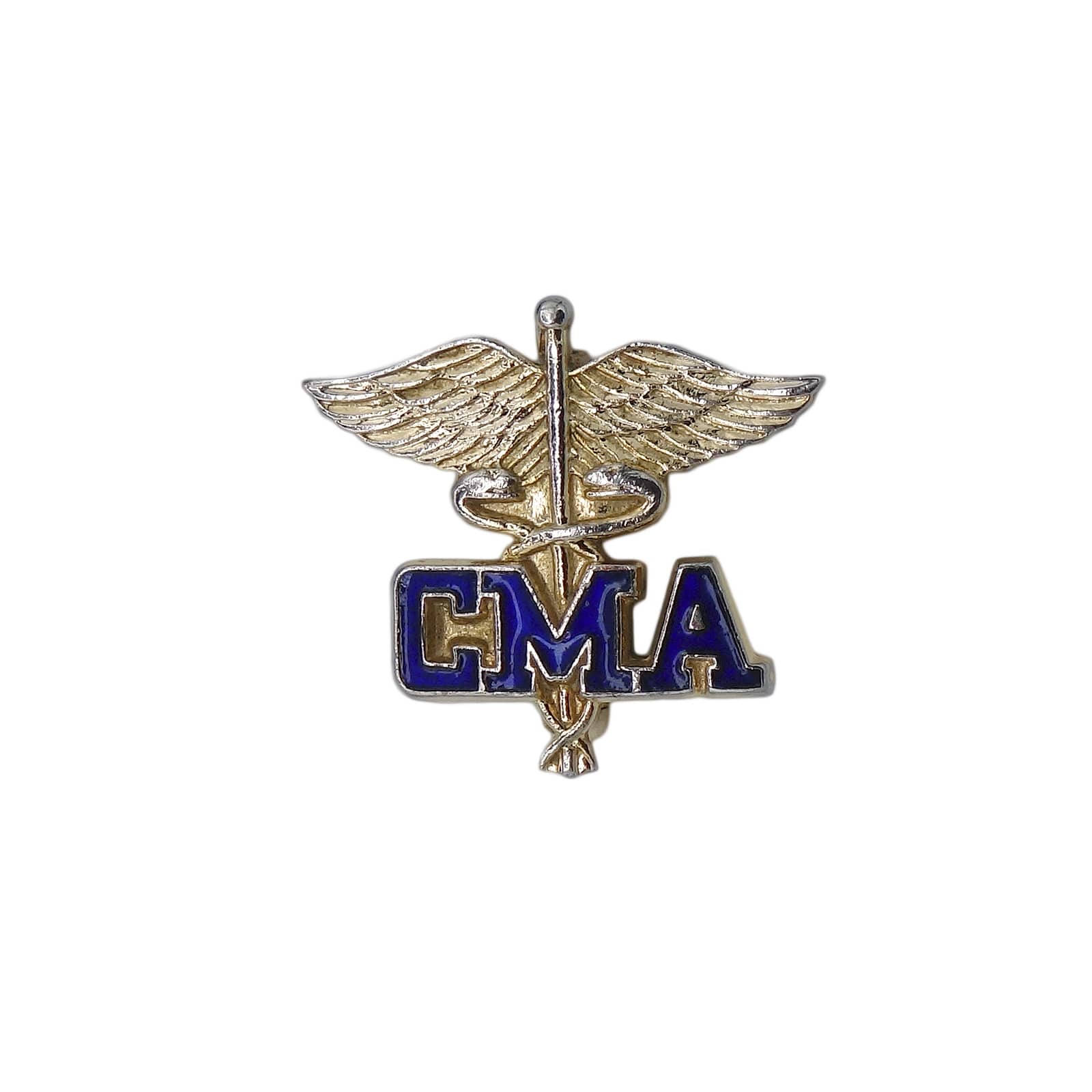 CERTIFIED MEDICAL ASSISTANT 認定医療助手 カドゥケウス ブローチ