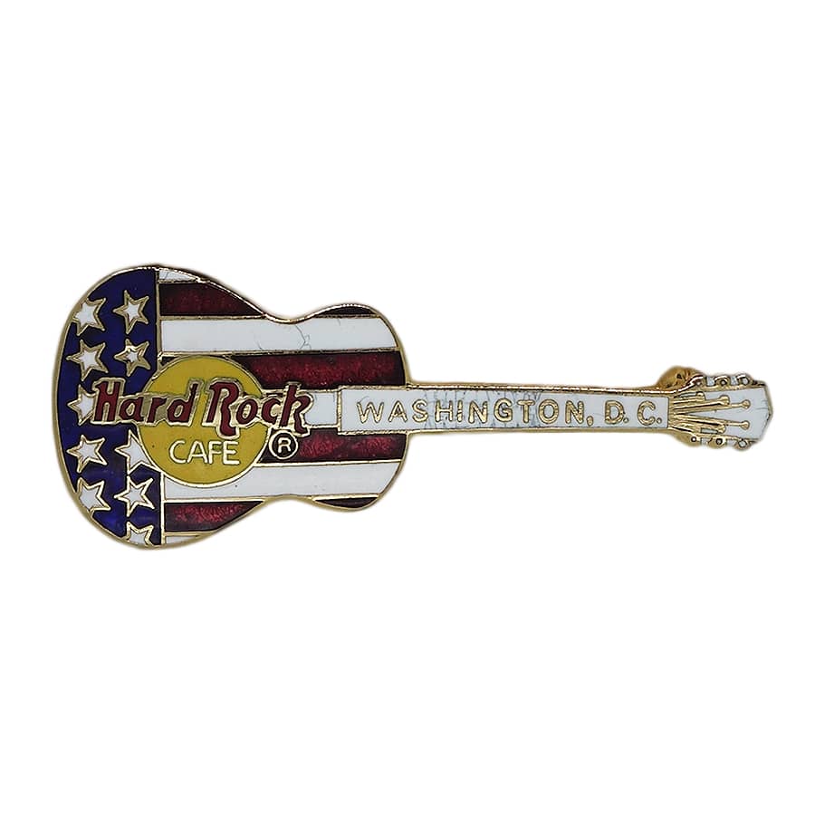 Hard Rock CAFE ギター ブローチ ハードロックカフェ WASHINGTON, D.C.