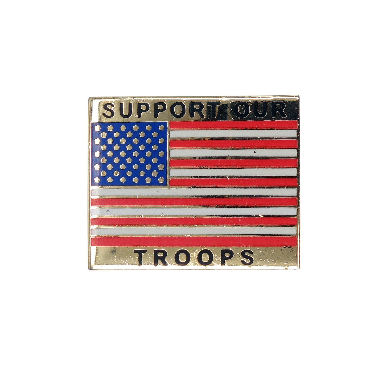SUPPORT OUR TROOPS 星条旗 ピンズ