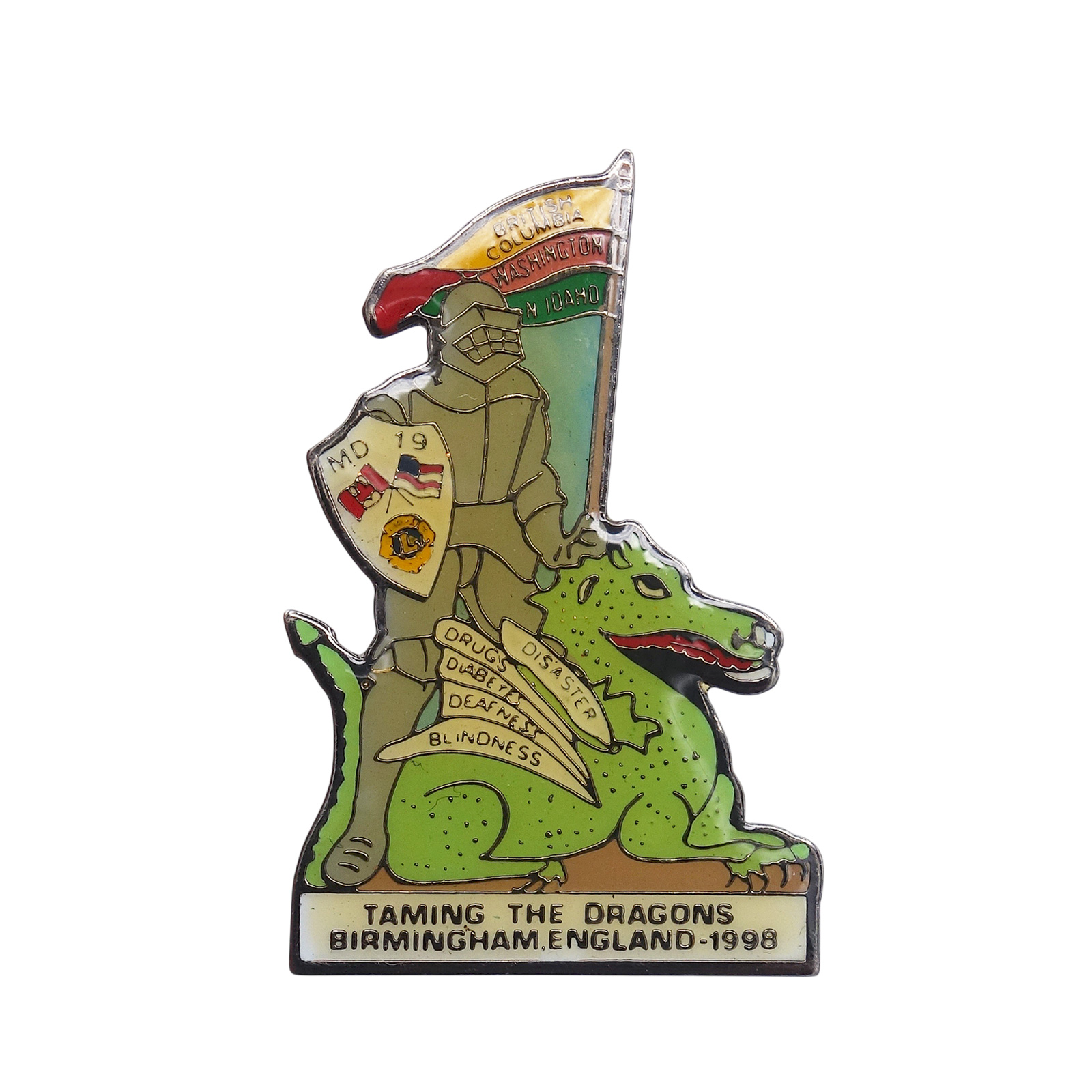 Lions Clubs ライオンズクラブ ピンズ Taming the Dragons