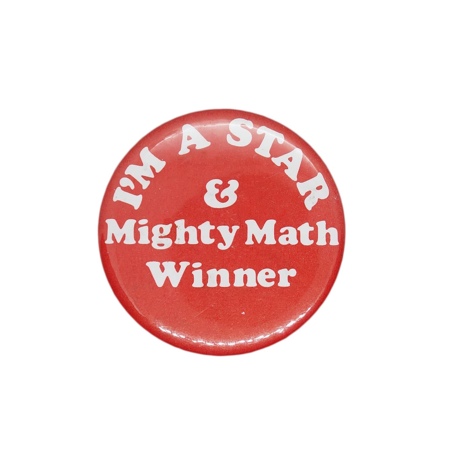 I'M A STAR 缶バッジ バッチ Mighty Math Winner