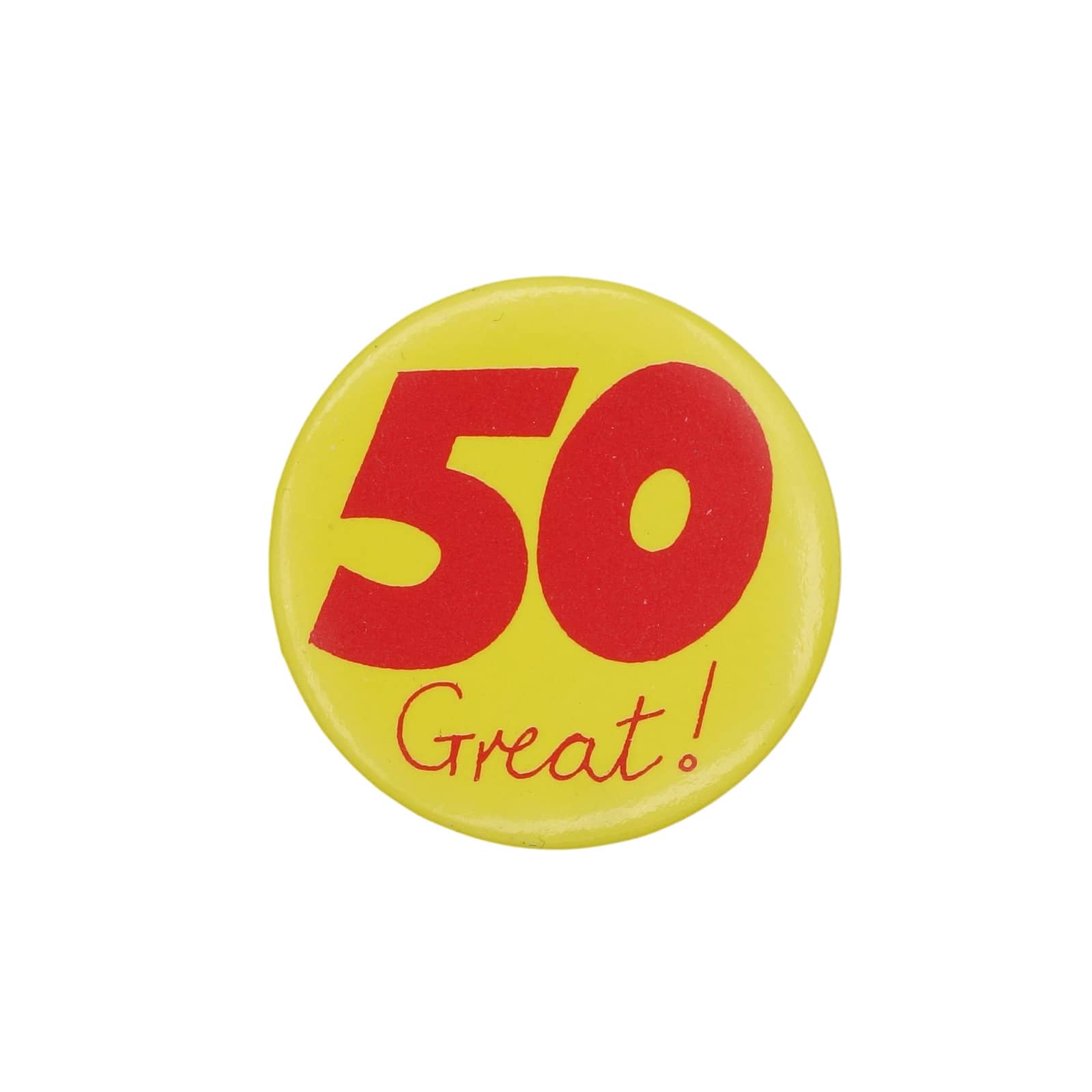 50 Great! 缶バッジ バッチ 50歳 誕生日