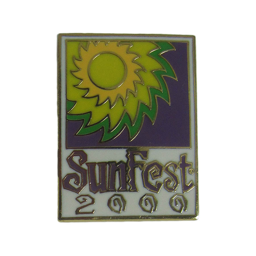 ピンズ 音楽 イベント フェスティバル SunFest 2000 留め具付き ピンバッジ