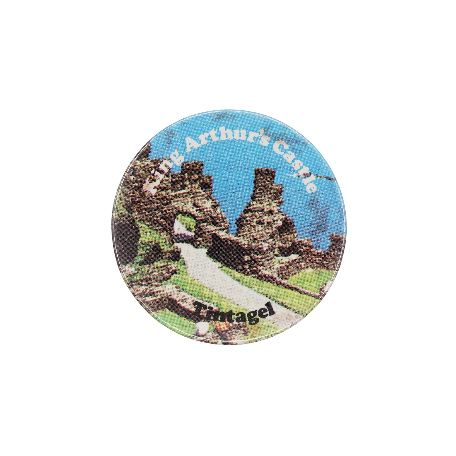 King Arthur's Castle ティンタジェル城 缶バッジ バッチ