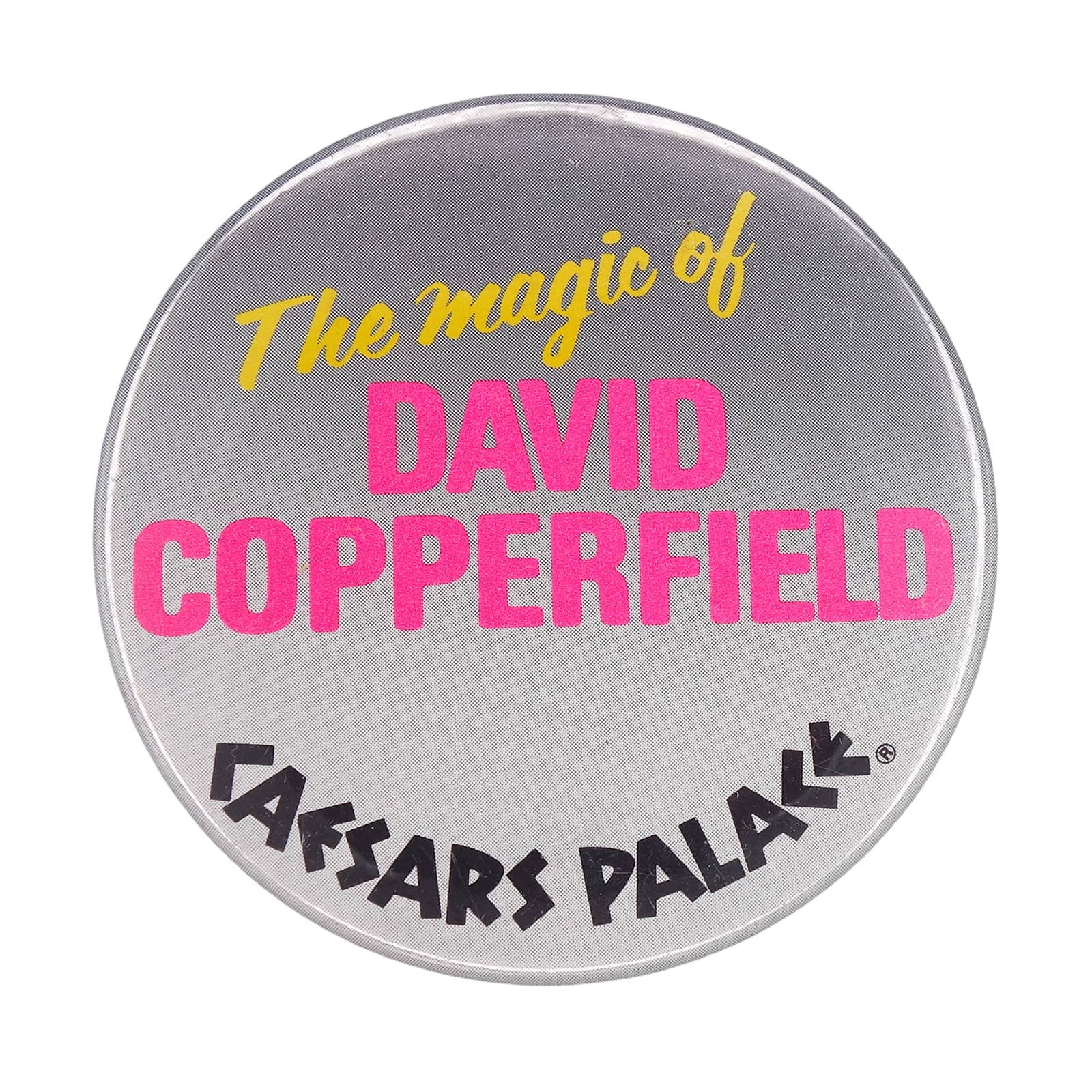 David Copperfield デビッド・カッパーフィールド 缶バッジ マジシャン