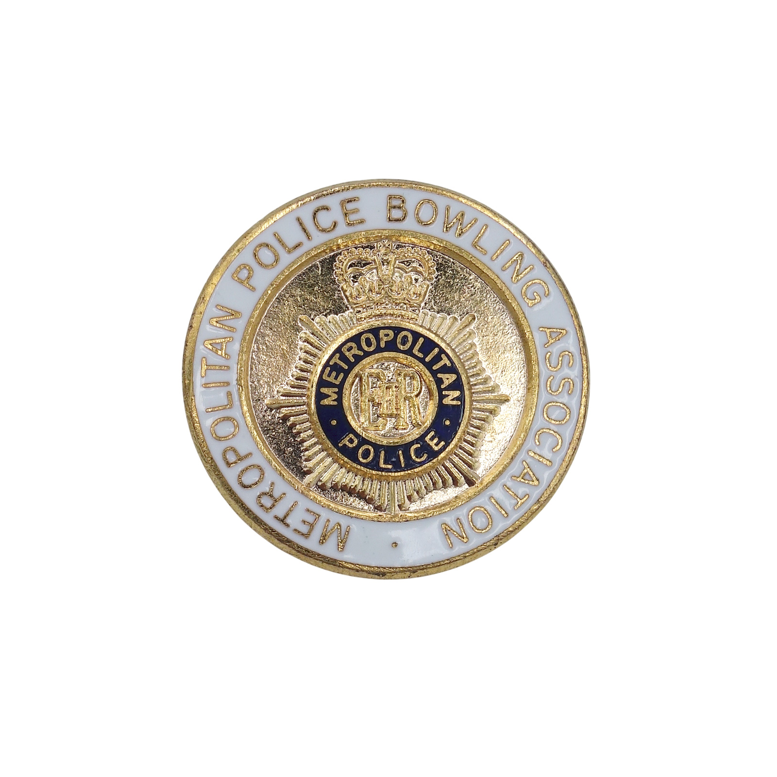 METROPOLITAN POLICE BOWLING ASSOC. ピンバッジ 英国ローンボウルズ