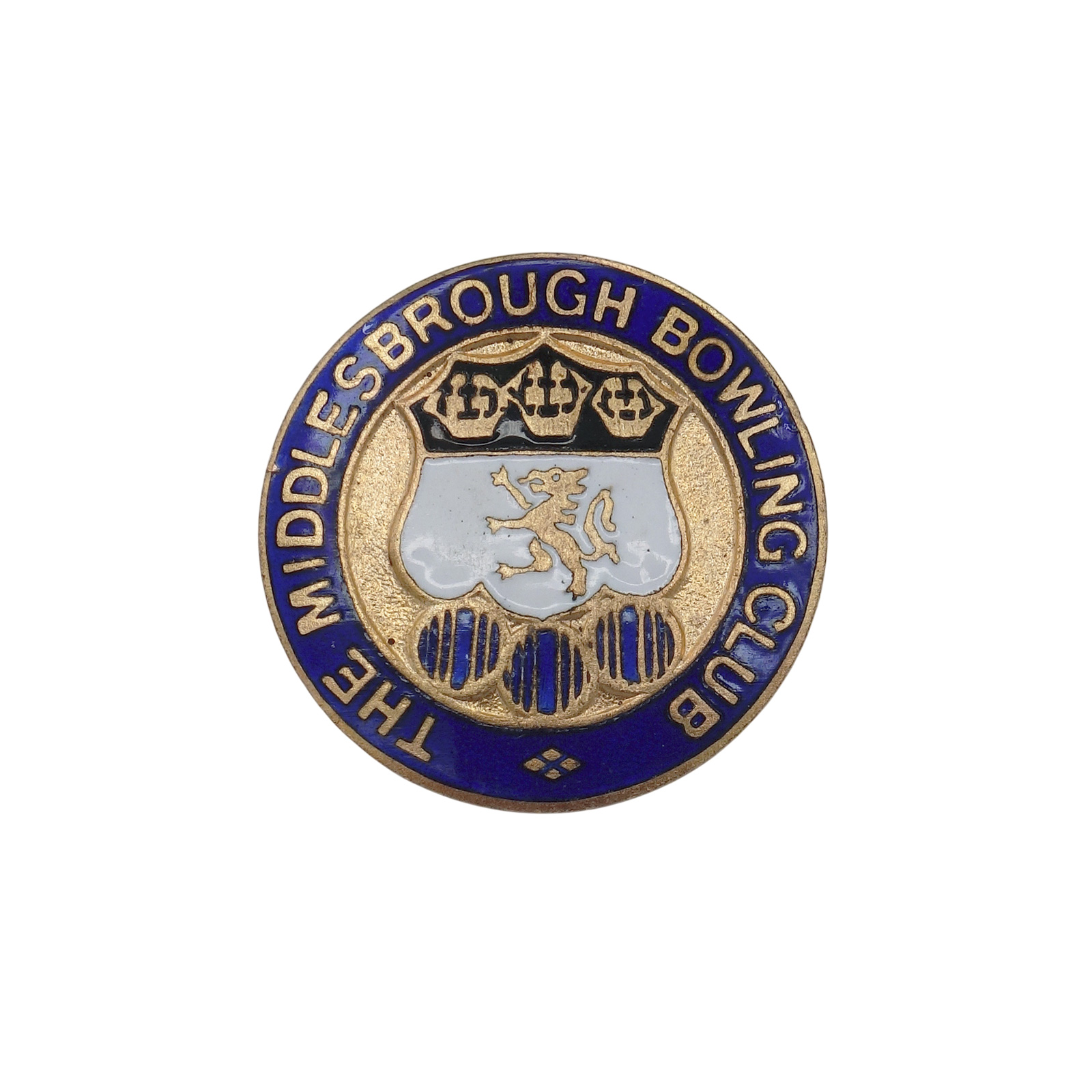 THE MIDDLESBROUGH BOWLING CLUB ピンバッジ 英国 ローンボウルズクラブ