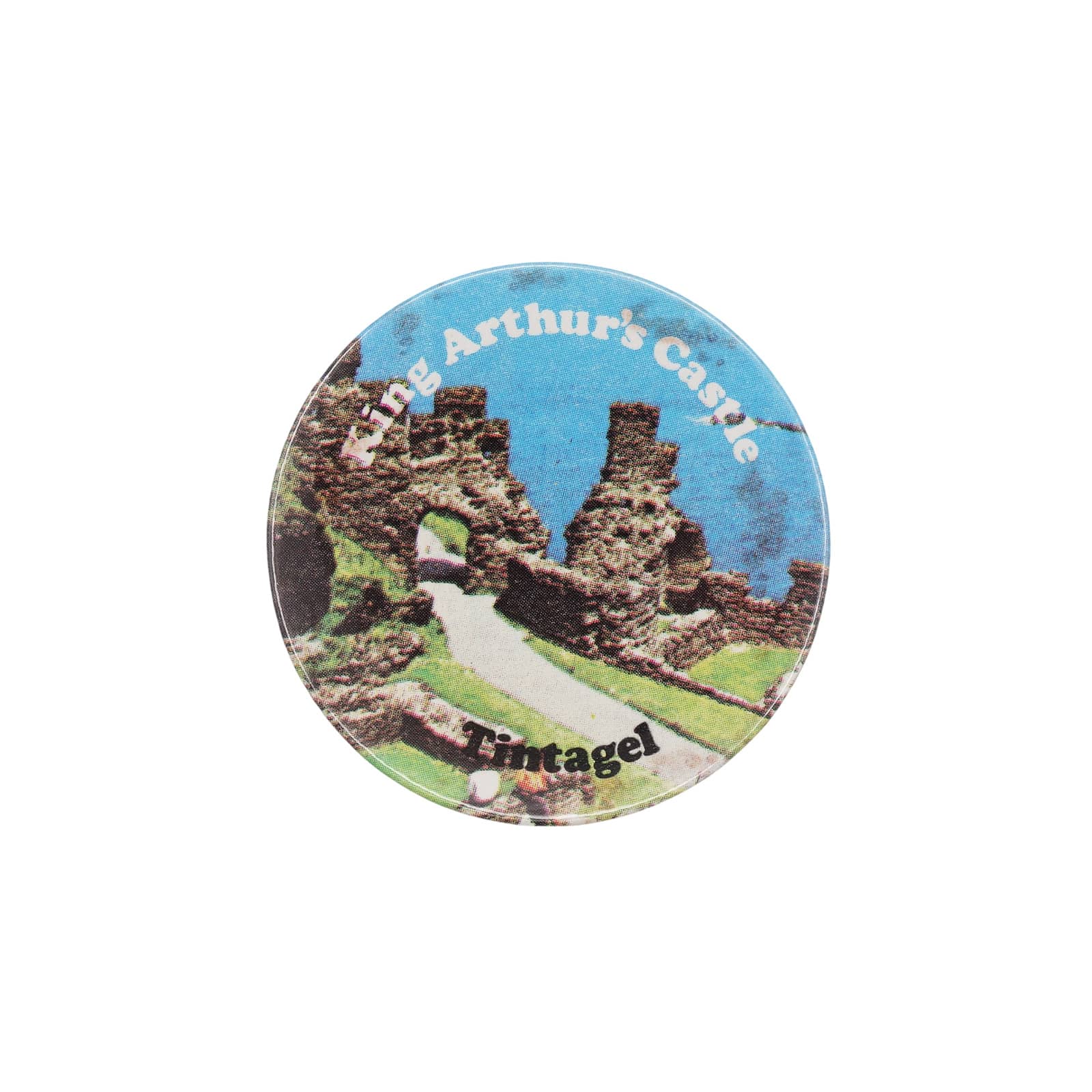ティンタジェル城 ビンテージ 缶バッジ バッチ