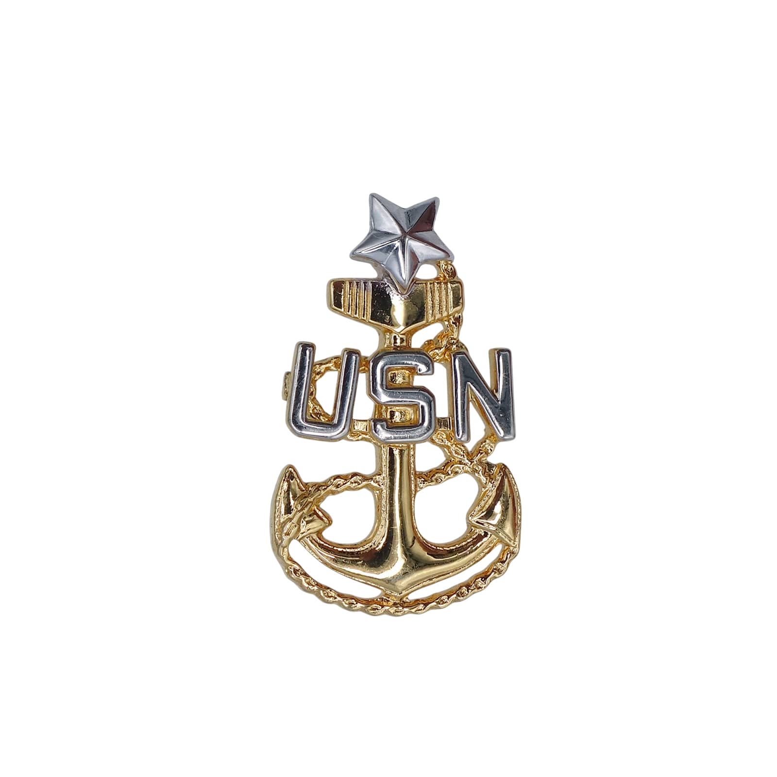 USN アメリカ海軍 Senior Chief Petty Officer 上級上等兵曹 ピンズ