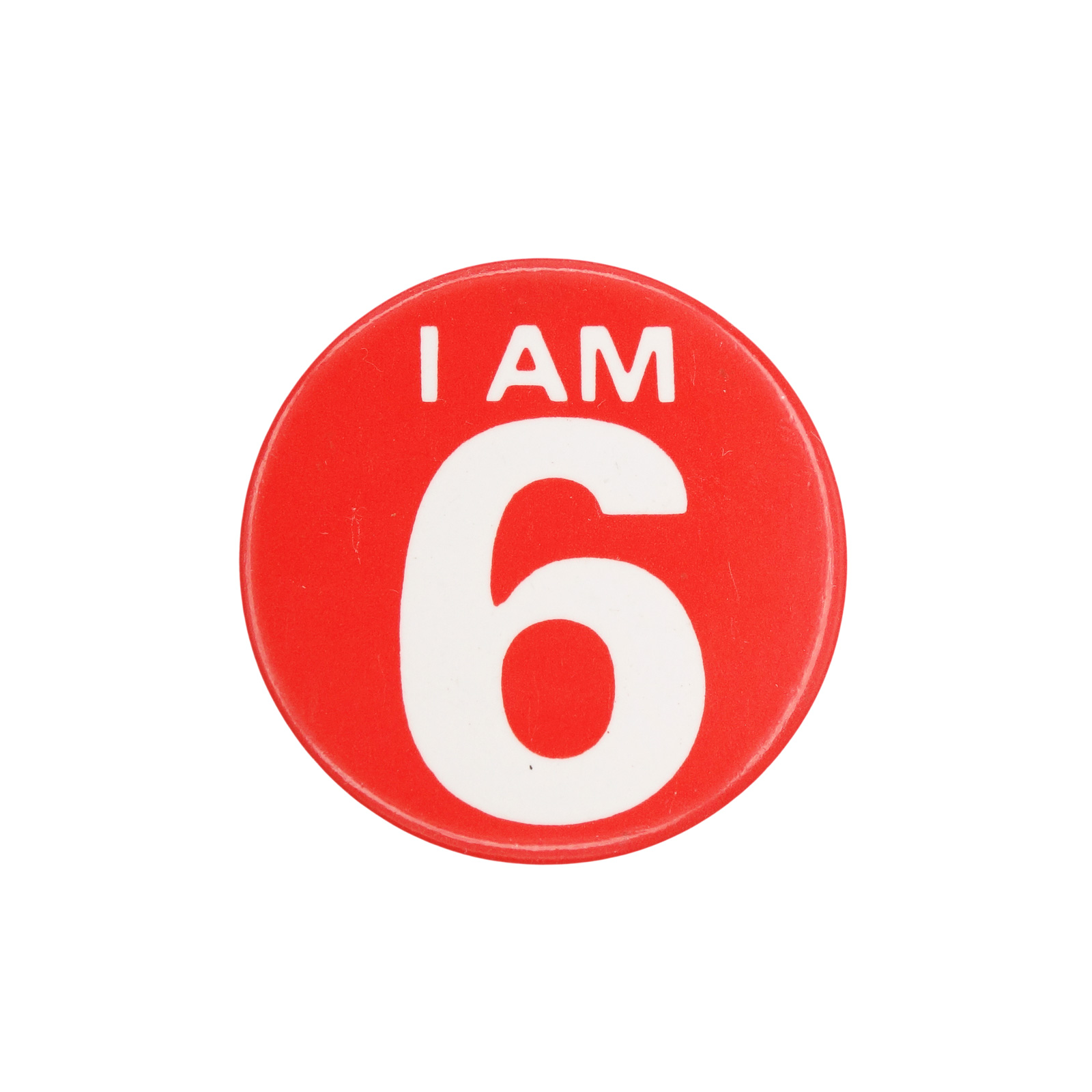 I AM 6 缶バッジ バッチ 6歳 誕生日