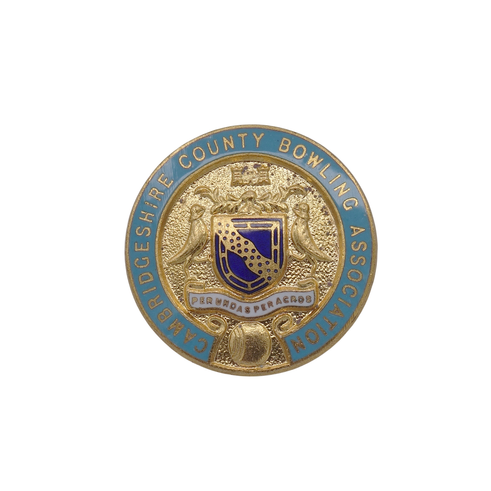 CAMBRIDGESHIRE COUNTY BOWLING ASSOC. ピンバッジ ローンボウルズ