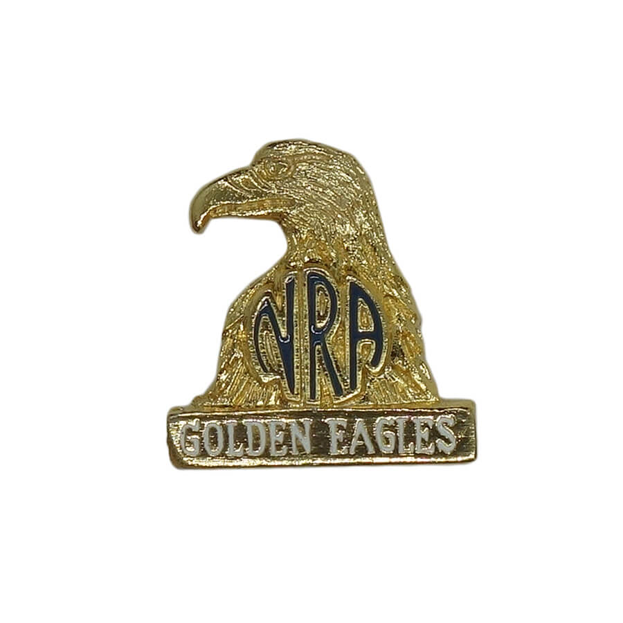 ピンズ 全米ライフル協会 NRA グループ GOLDEN EAGLES 徽章 鷲 留め具付き