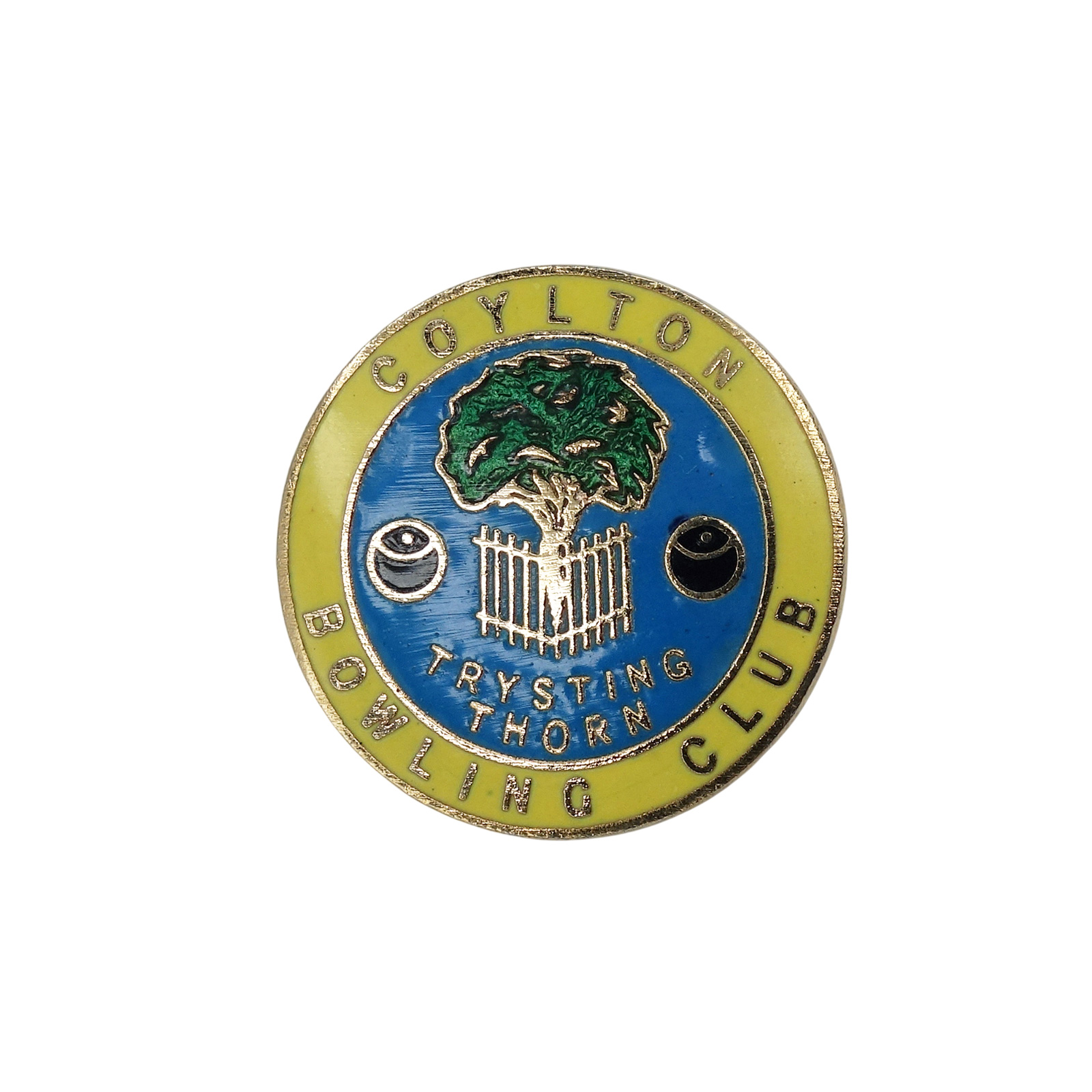 COYLTON BOWLING CLUB ピンバッジ バッチ 英国 ローンボウルズクラブ