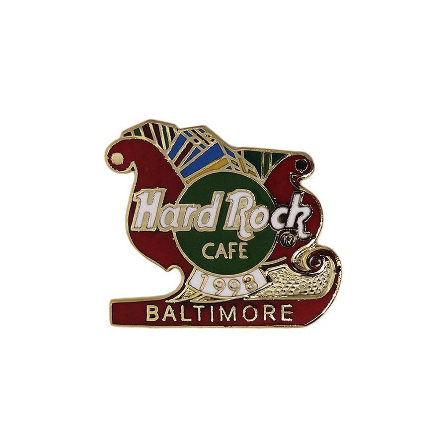 Hard Rock CAFE ブローチ クリスマス ハードロックカフェ BALTIMORE