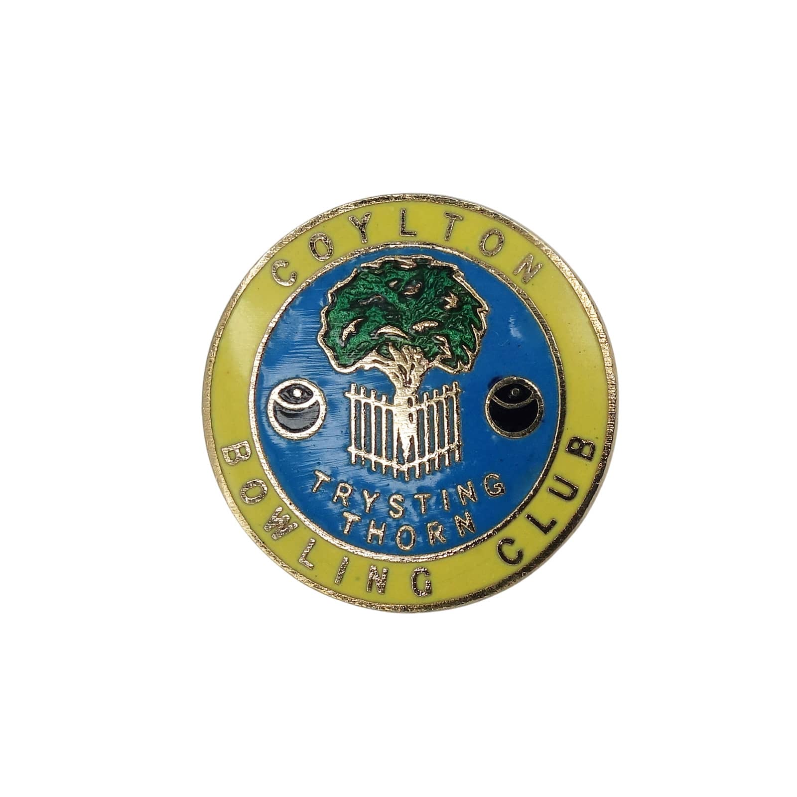 COYLTON BOWLING CLUB ピンバッジ バッチ 英国 ローンボウルズクラブ