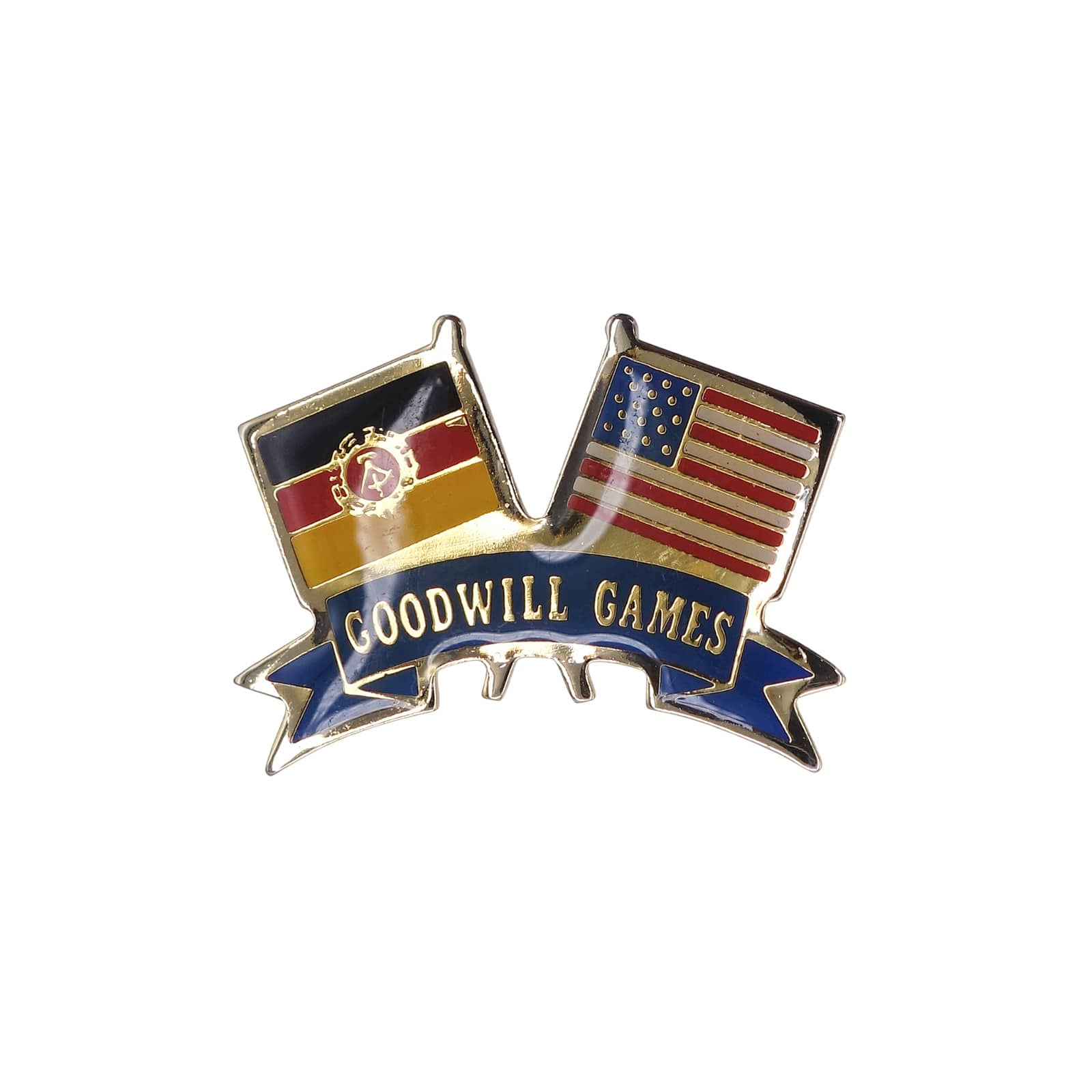 GOODWILL GAMES グッドウィルゲームズ ピンズ 東ドイツ旗×星条旗