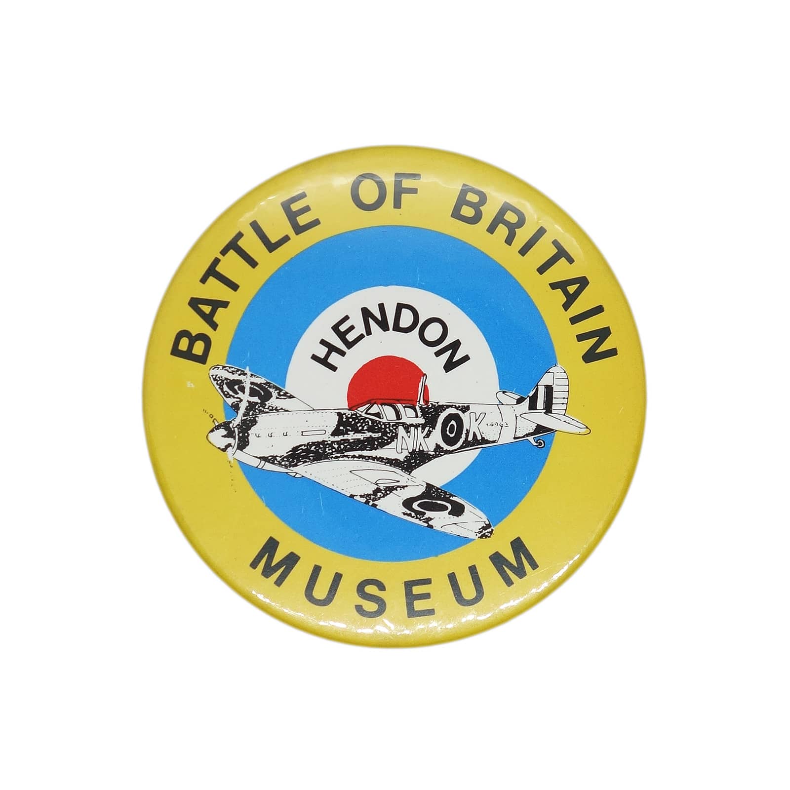 BATTLE OF BRITAIN MUSEUM 缶バッジ バッチ 戦闘機