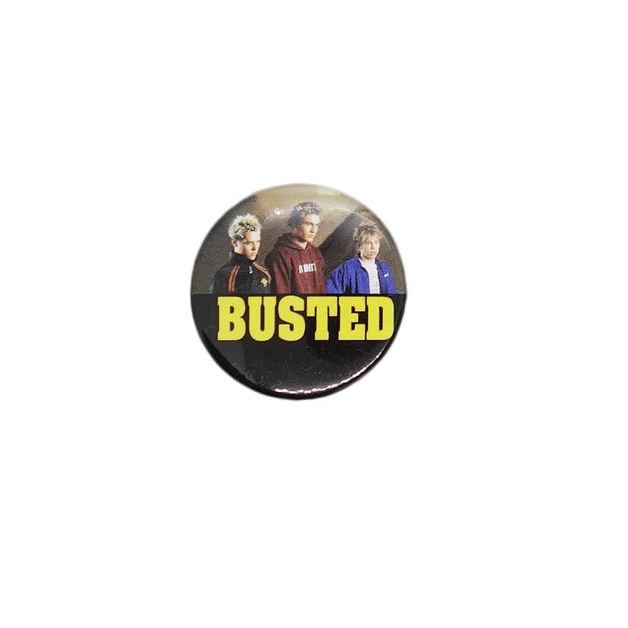 BUSTED バステッド 缶バッジ ピンバッチ ポップパンクバンド