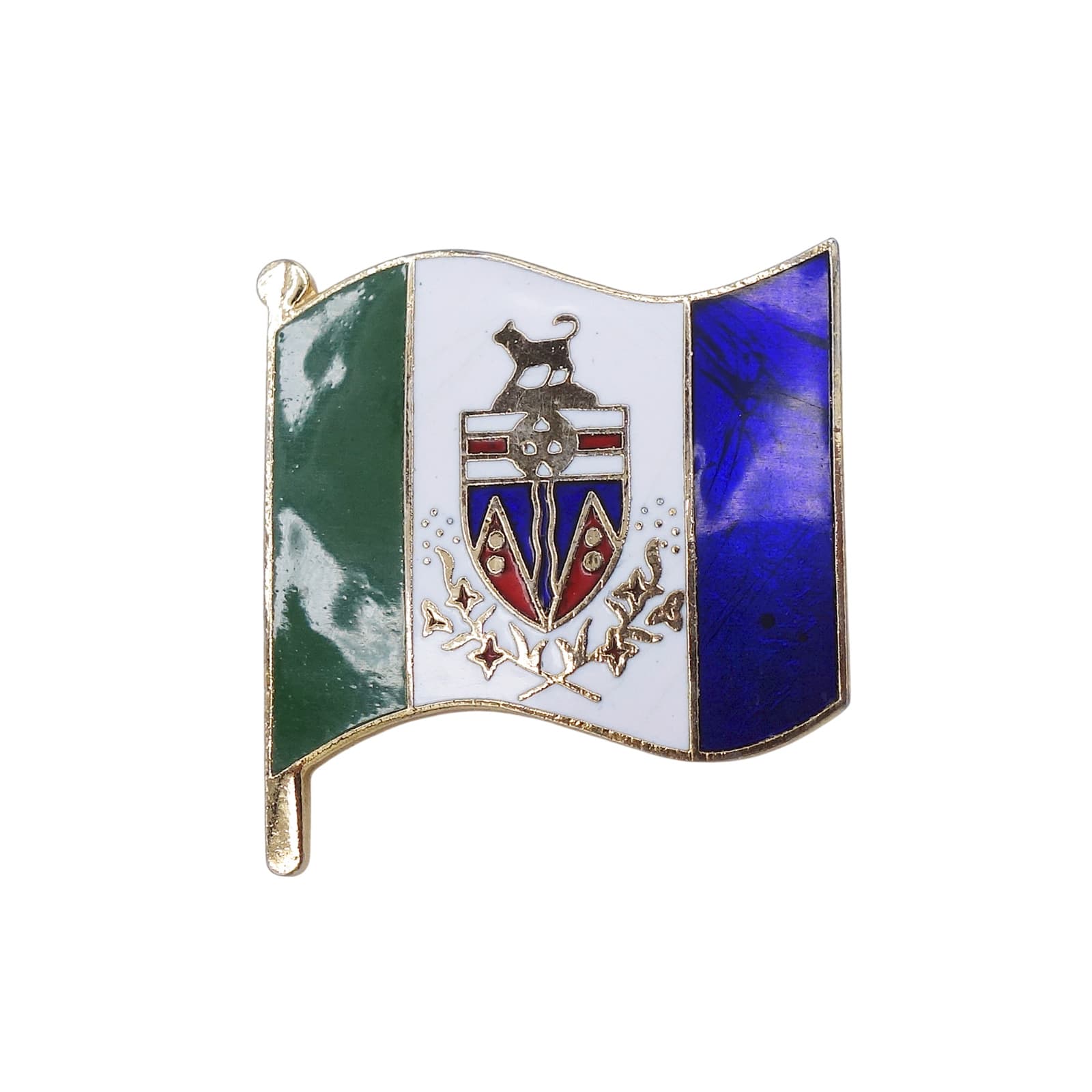 カナダ ユーコン準州旗 ピンバッジ ブローチ
