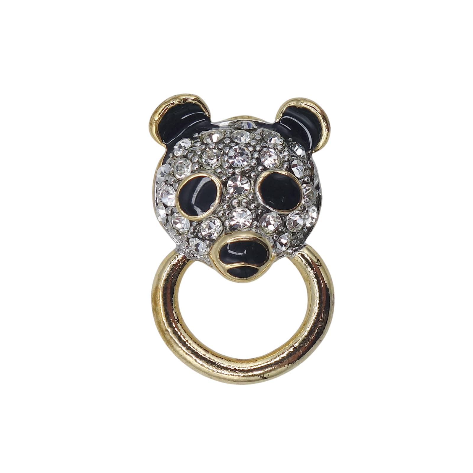 パンダ ピンズ 動物 ラインストーン