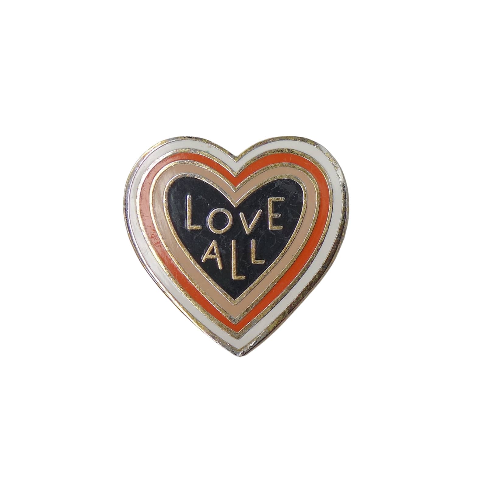 LOVE ALL ハート ピンズ