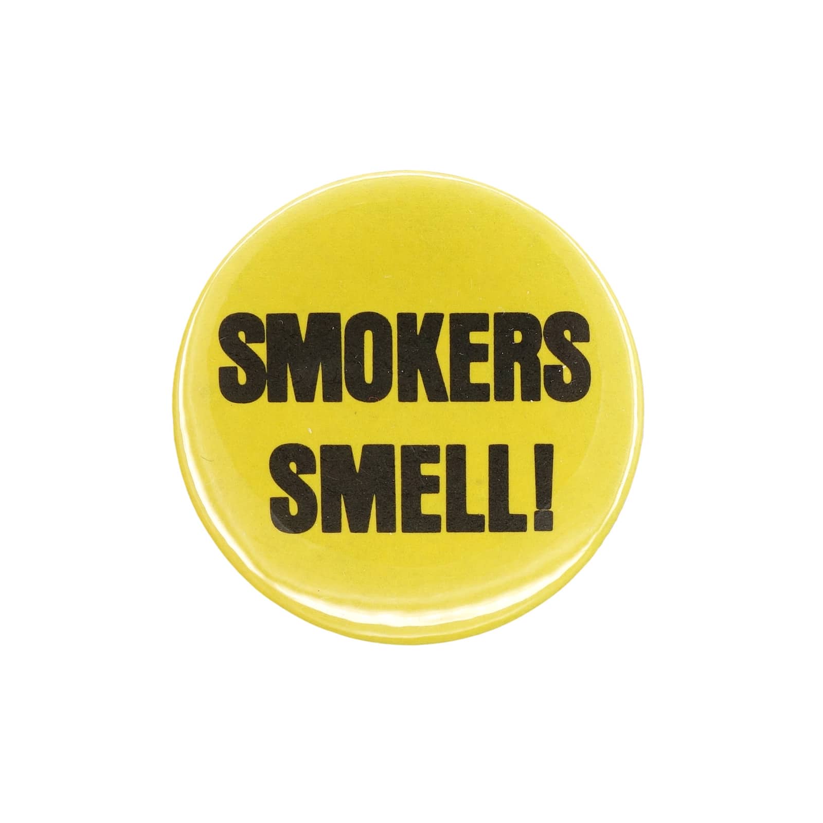 SMOKERS SMELL! 缶バッジ 80's アンチ煙草 ビンテージ バッチ