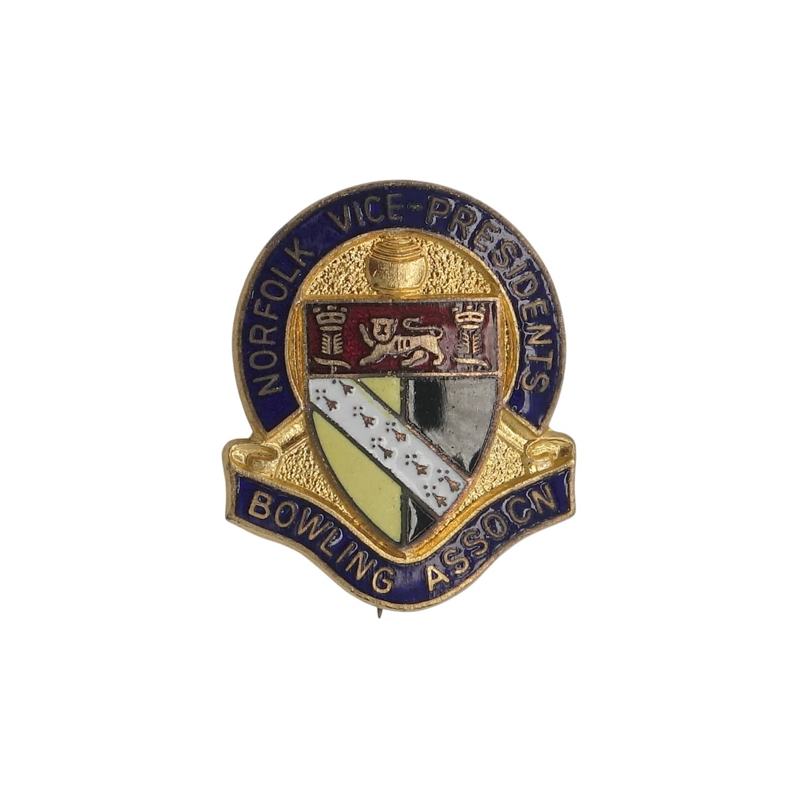 NORFOLK VICE-PRESIDENTS BOWLING ASSOCN. ピンバッジ 英国