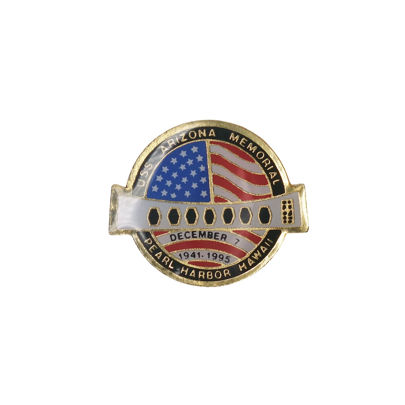 USS ARIZONA MEMORIAL アリゾナ記念館 ピンズ星条旗