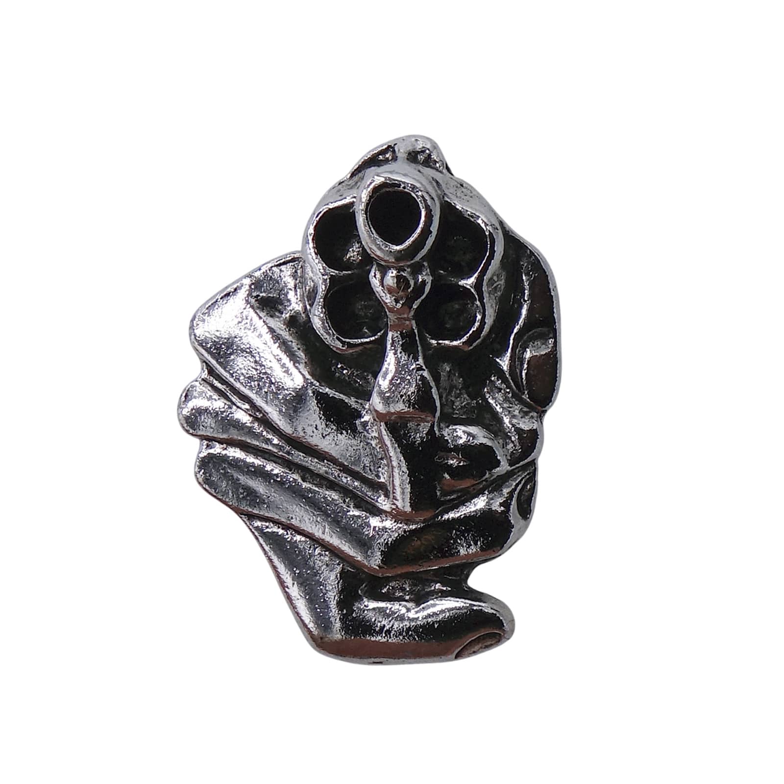 拳銃を構えた手 ピンズ