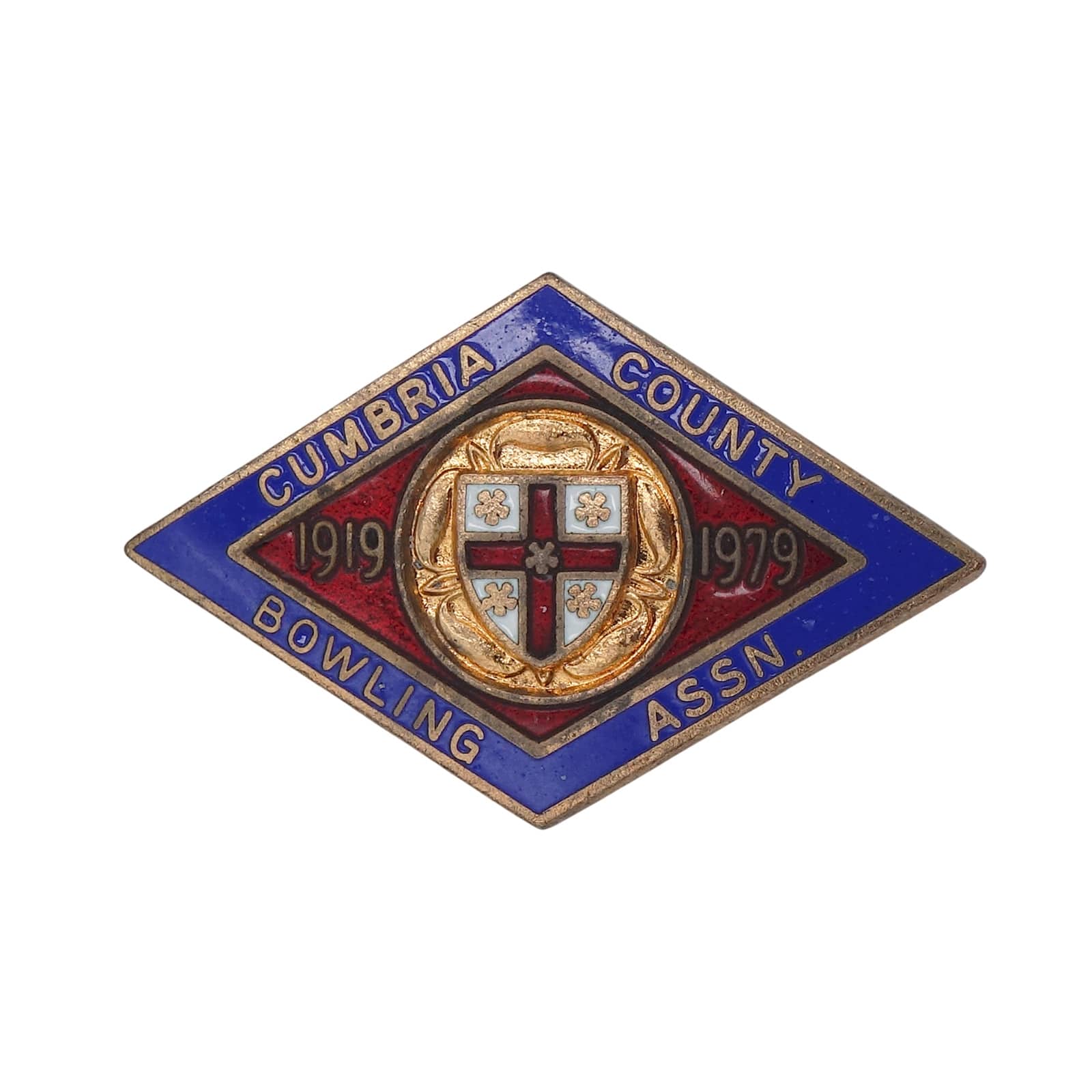 CUMBRIA COUNTY BOWLING ASSN. ピンバッジ 英国 ローンボウルズ協会