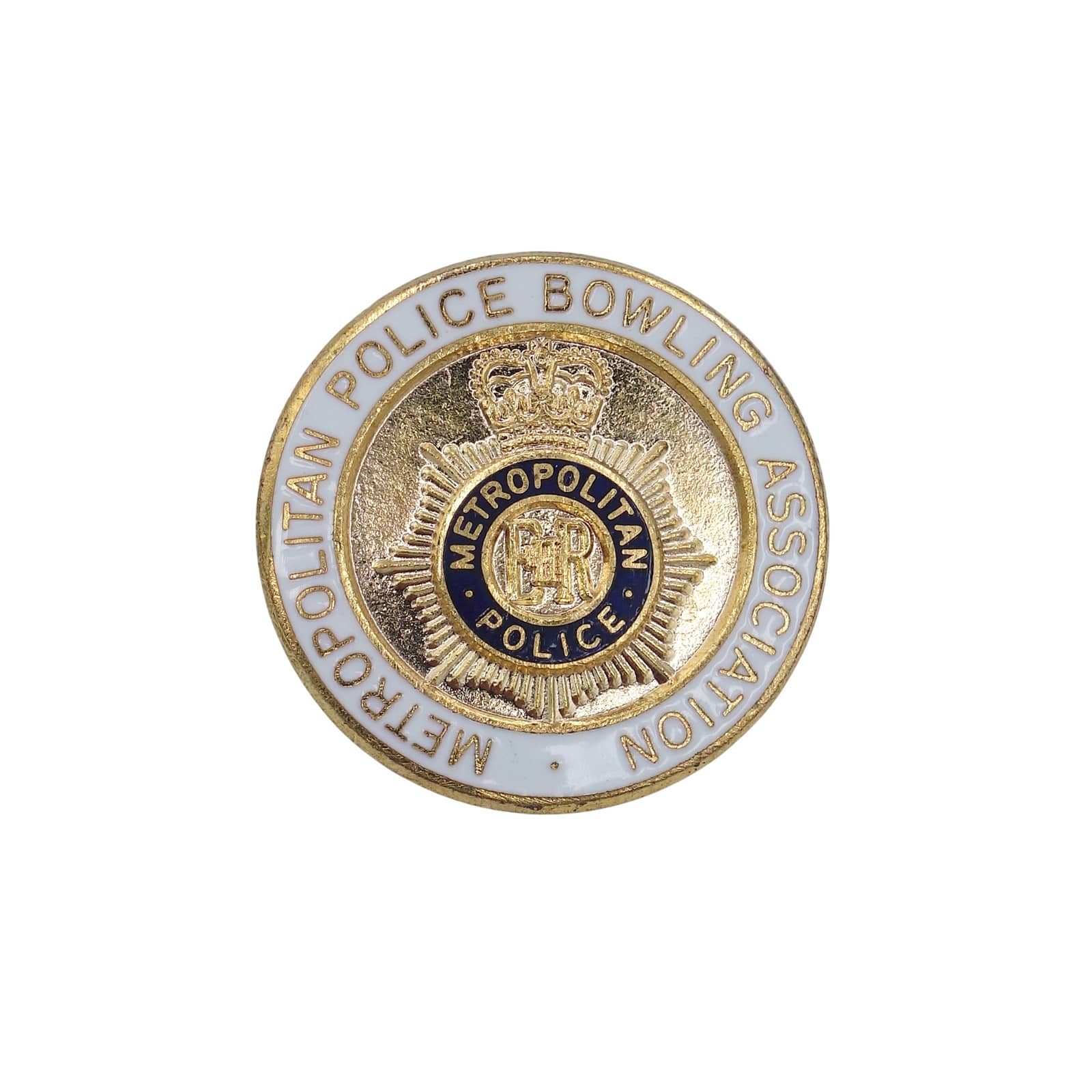 ロンドン警視庁 BOWLING ASSOC. ピンバッジ 英国ローンボウルズ